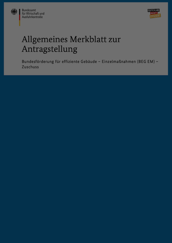 Neue Förderrichtlinien